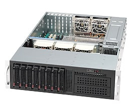 3U CHASSIS 8X3.5HS SAS3/SATA3/2X5.25 800WR TITANIUM 7FH