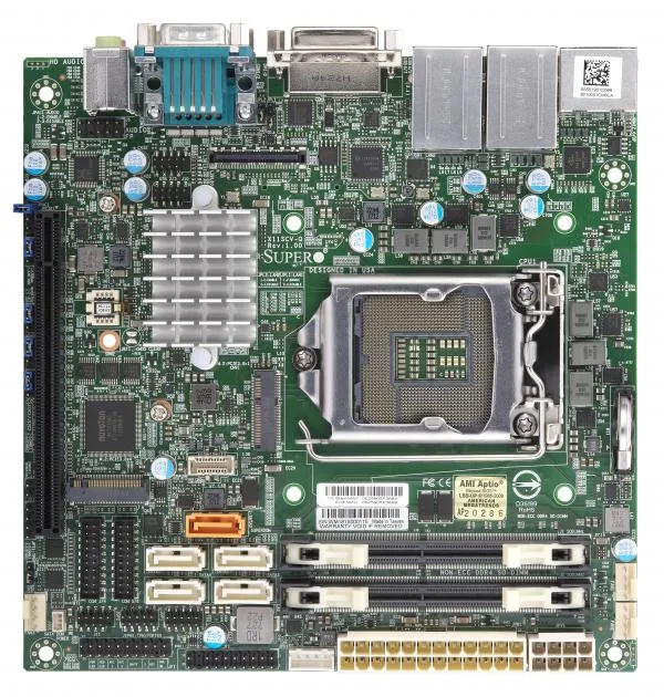 X11SCV-Q LGA1151 Q370 DDR4 MITX/M2 VGA 2X1GBE 5XSATAR RETAIL