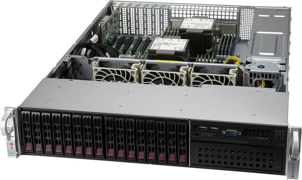 2U BARE LGA-4189 3RD GEN 16X2.5/18XRAM 5XPCI-E 2X1GB I350 1200W