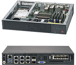 1U MPC BARE C3858 1XM.2 1X2.5/128GB 4XGBE+2X10GBE 2XSFP+