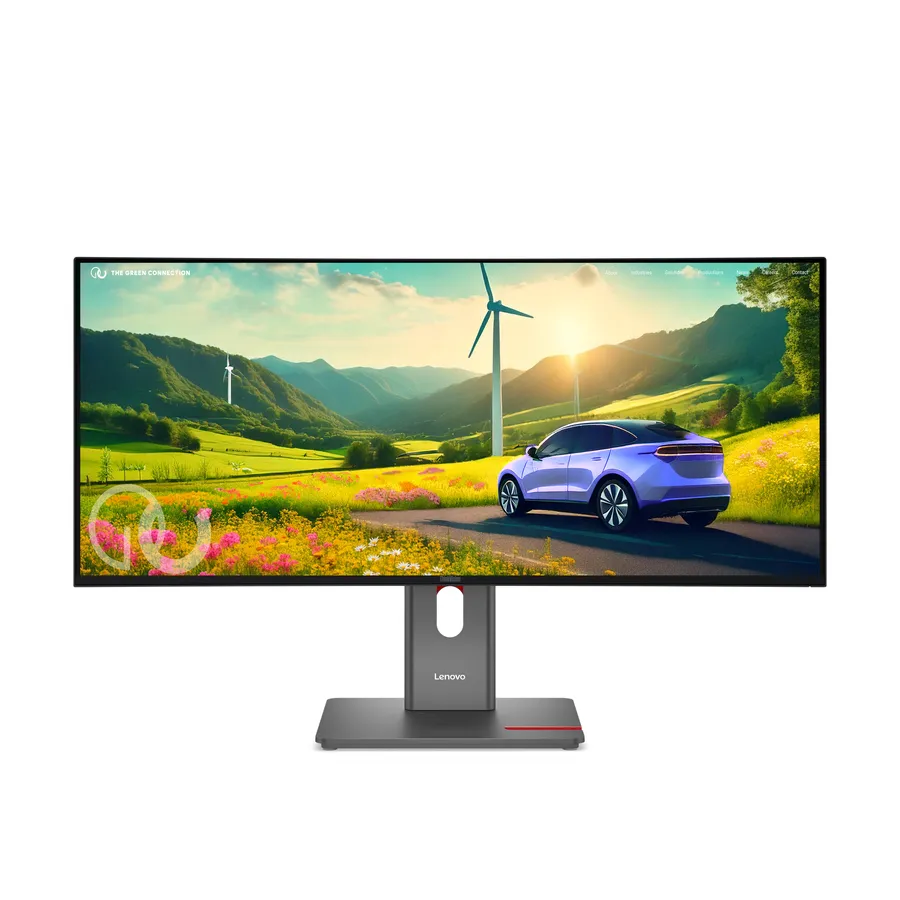 Lenovo Monitor ThinkVision P34WD-40 34" IPS WQHD 4ms 350cd 2000:1 120Hz Dock DaisyChain HUB Speakers  Tilt Swivel Lift