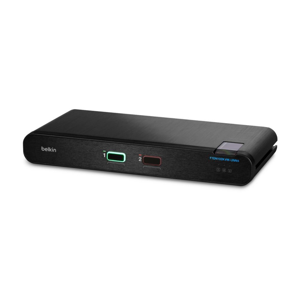 2P SNGL HEAD DP/HDMI TO DP/HDMI/VIDEO SEC DT KVM SW NO CAC PP4.0