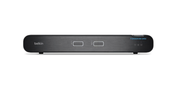 2P DUAL HEAD DP/HDMI TO DP/HDMI/VIDEO SEC DT KVM SW NO CAC PP4.0