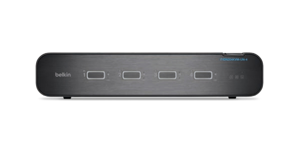 4P DUAL HEAD DP/HDMI TO DP/HDMI/VIDEO SECURE DT KVM SWITCH PP4.0