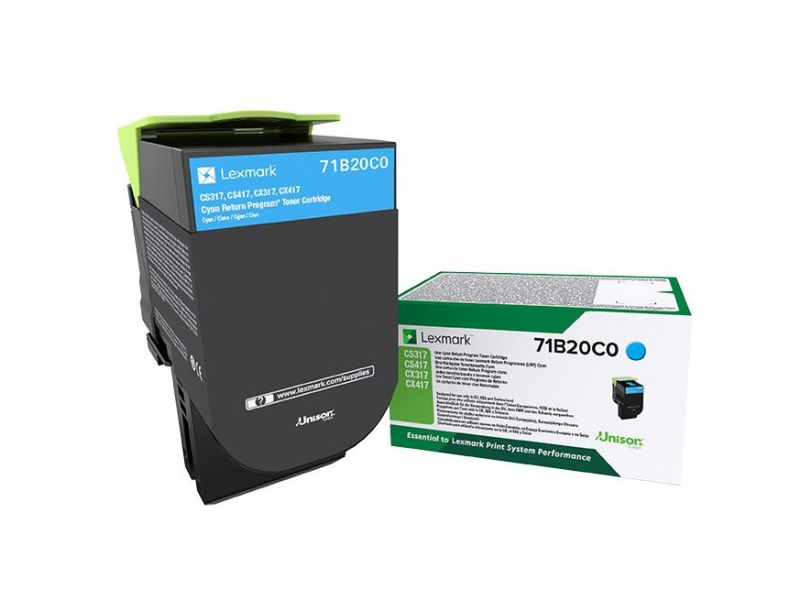 TONER RETURN OPEN CYAN CRTG/F. CS/CX3/4/517 2.300 PGS