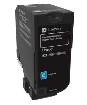 RETURN-TONER CARTRIDGE CYAN/12K PAGES F. CS725