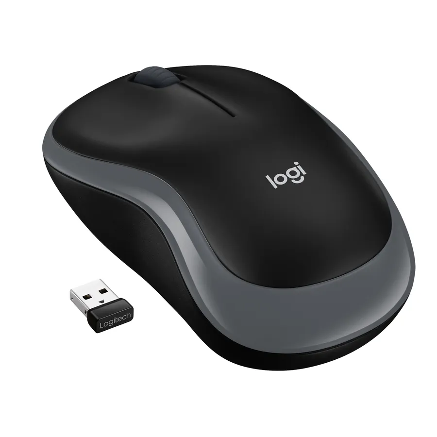 WIRELESS MOUSE M185 SWIFT GREY/USB CORDLESS