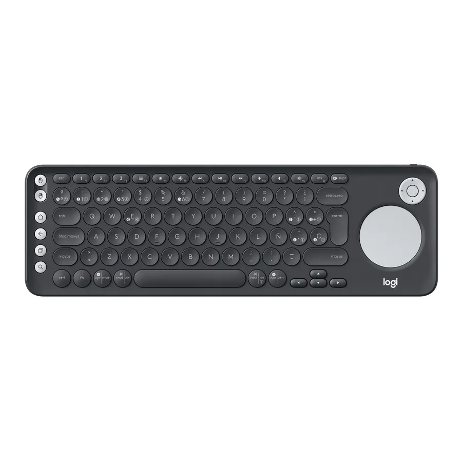 K600 TVKEYBOARD INTEGRATED TPAD/GRAPHITE WHITE - ESP - MEDITER