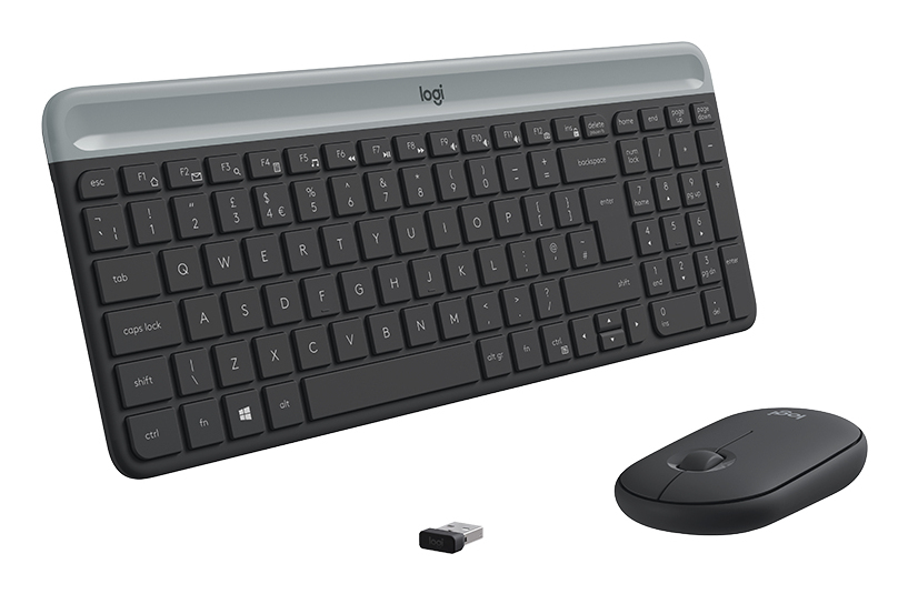 SLIM WRLS KEYBOARD MOUSE COMBO/MK470 - GRAPHITE - CH - CENTRAL