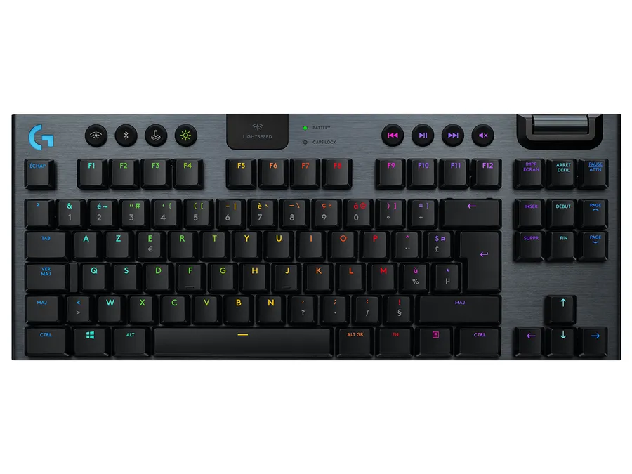 G915 TKL LIGHTSP WRLS RGB MECKB/GL CLICKY - CARBON FRA - CENTRAL