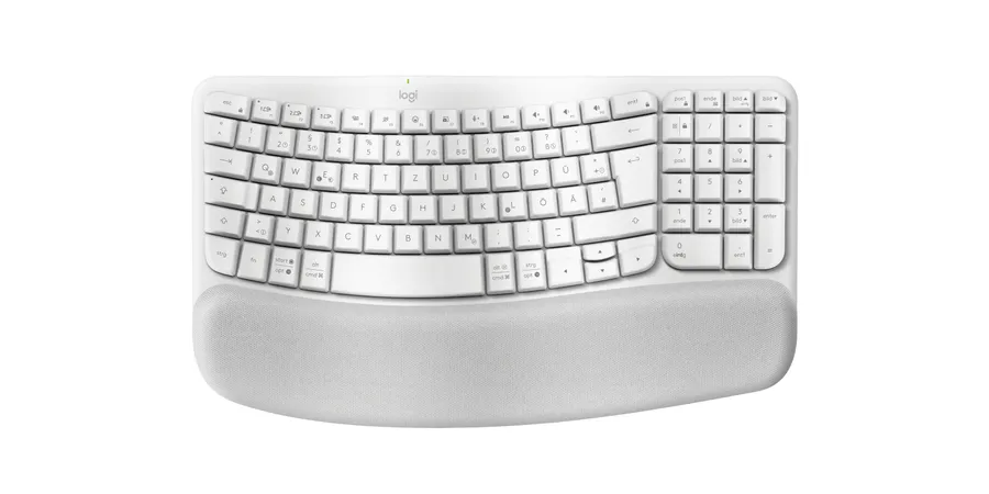 WAVE KEYSERGONOMIC KB OFFWHITE/DEU 2.4GHZ/BT CENTRAL-419 UNIV.