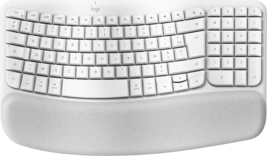 WAVE KEYS FOR MAC WRLS ERGO/KEYB-OFFWHITE-FRA-CENTRAL-419
