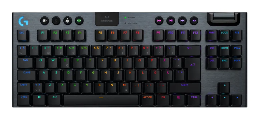 G915 X LIGHTSPEED TKL/WRLS G KB- BLACK-PAN-EMEA28I-935
