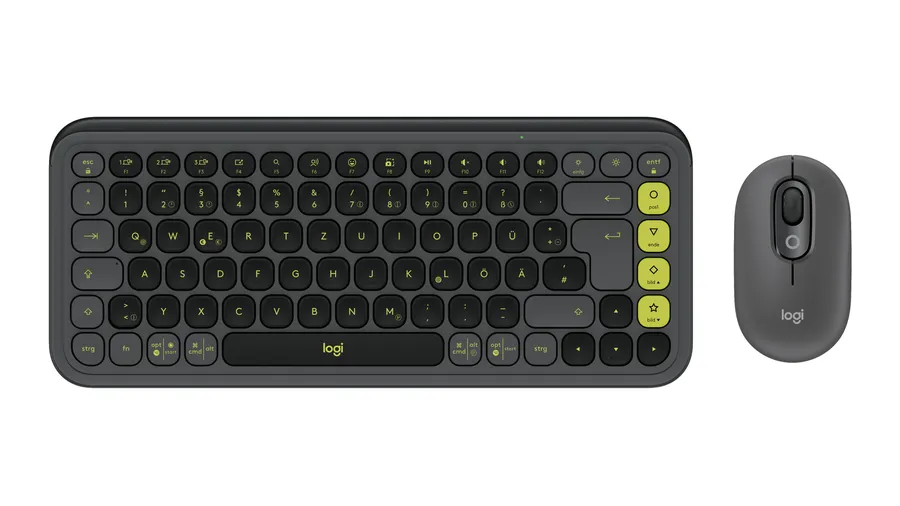 POP ICON COMBO MOUSE AND KB/GRAPHITE - DEU - CENTRAL-419