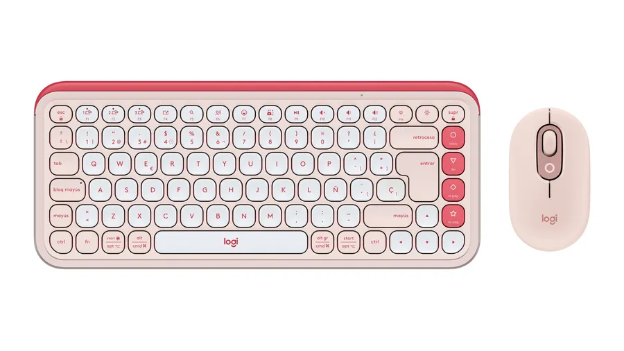 POP ICON COMBO MOUSE AND KB/ROSE - ESP - MEDITER-412