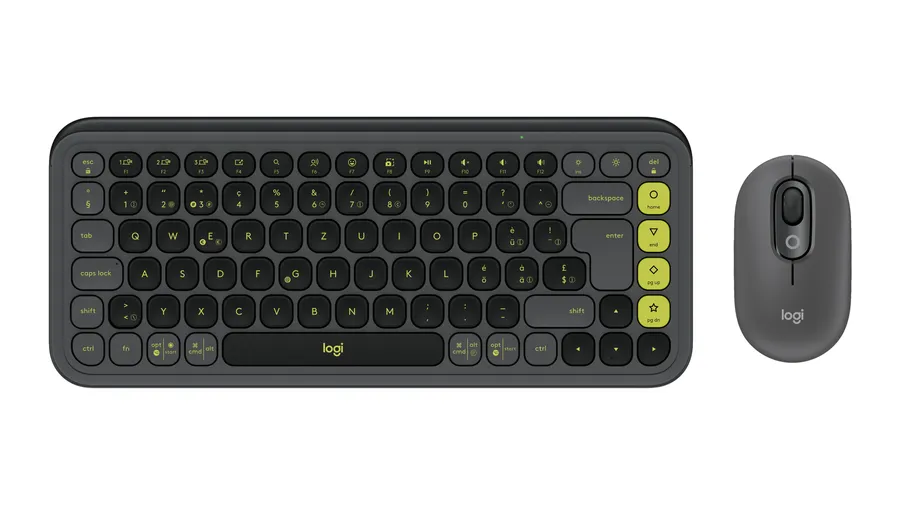 POP ICON COMBO MOUSE AND KB/GRAPHITE - CH - CENTRAL-419