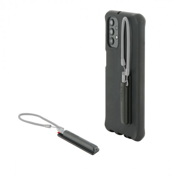 PACK OF 10 ADHESIVE RETRACTABLE/STYLUS HOLDER - BLACK