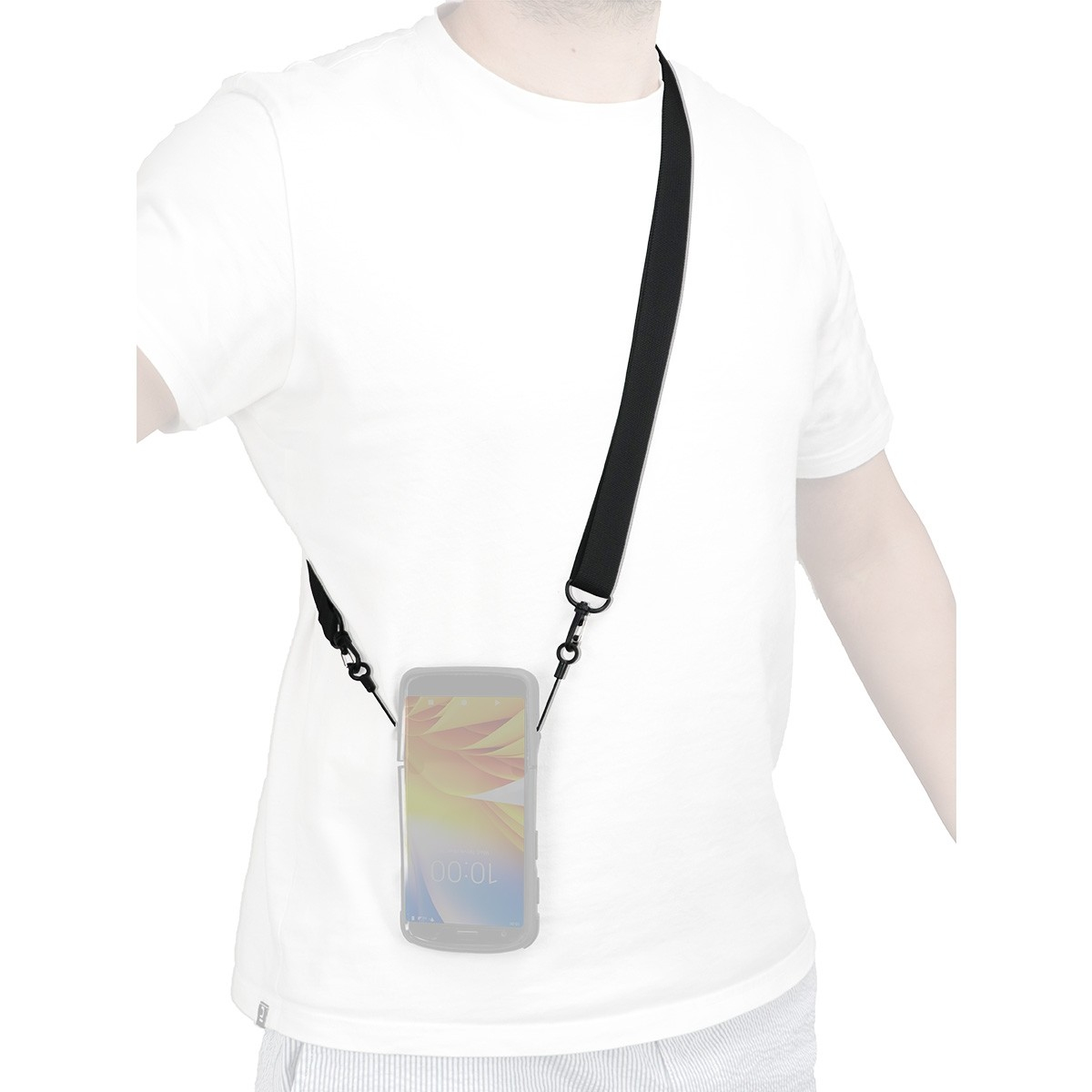 BASIC SHOULDER STRAP WITH 2/SOFT O RINGS 2 ATTACHMENT POINTS