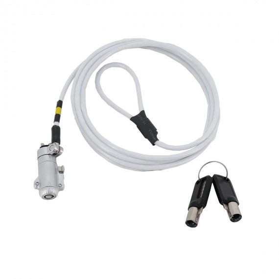 UNIVERSAL SECURITY CABLE - NANO// WEDGE / T LOCK - ROTATING HEAD