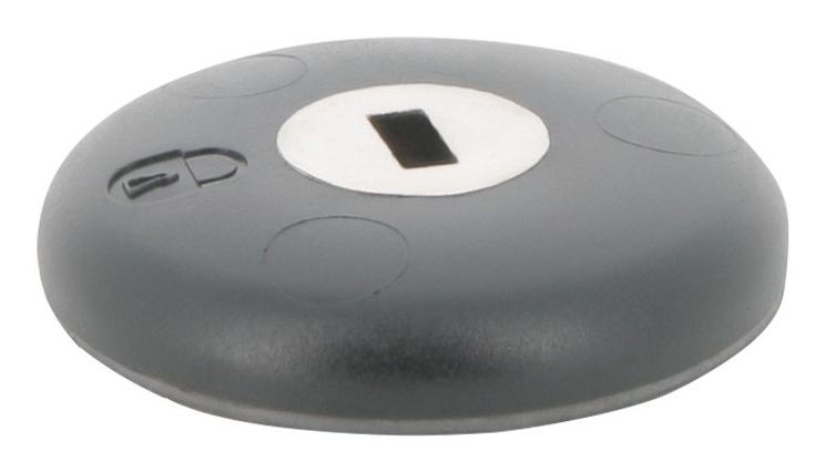 ROUND SECURITY SLOT - T LOCK -/BLACK