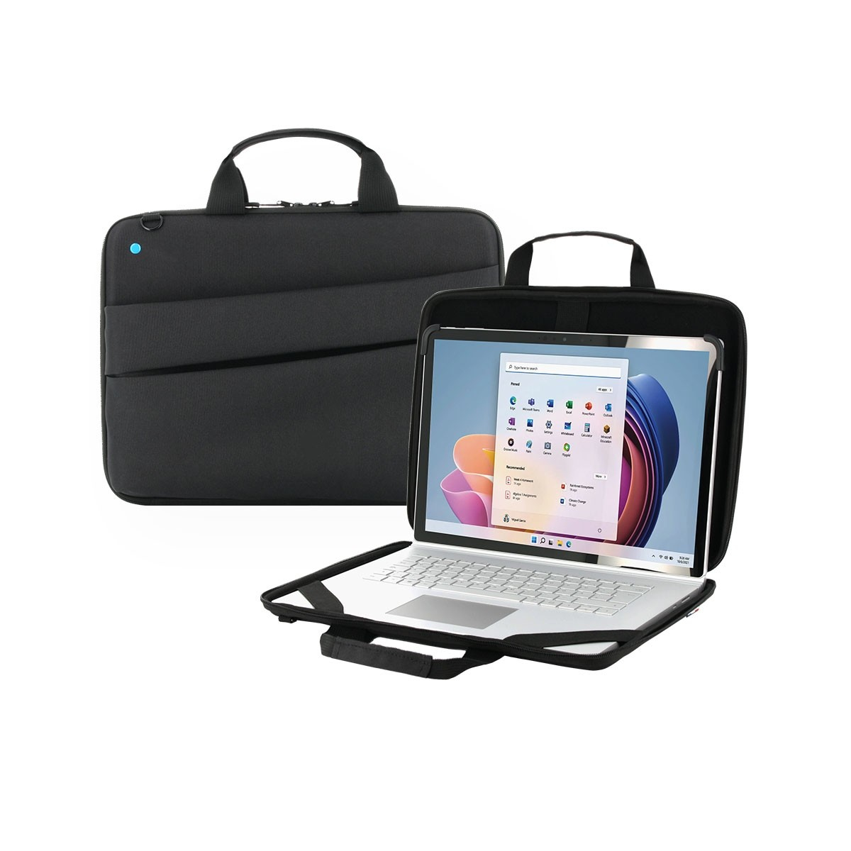 THEONE RUGGED CASE CLAMSHELL/12.5-14IN - BLACK - 20PERCENT RE