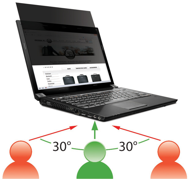 PRIVACY FILTER 15.4IN W (16:10)/DIM : 332.5X207.8MM