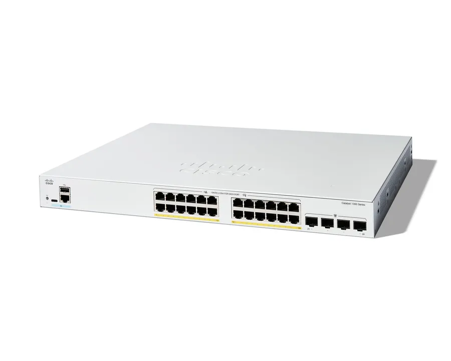 CATALYST 1300 24-PORT GE FULL/POE 4X1G SFP