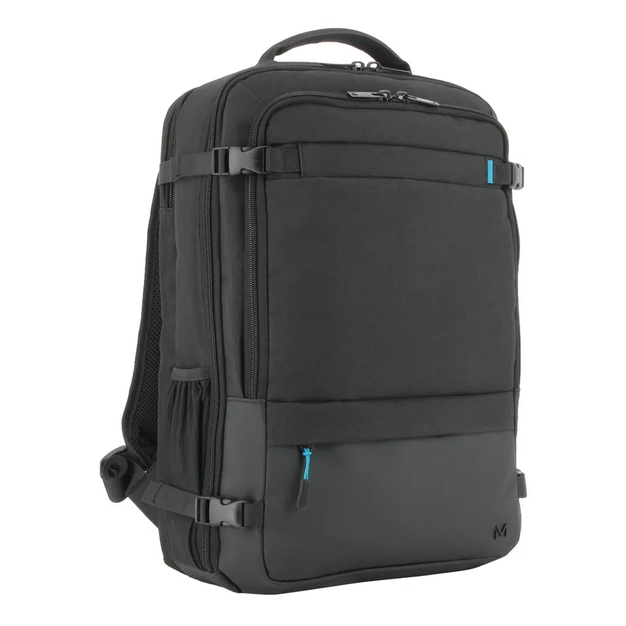TRENDY 24H BACKPACK 14-16IN/BLACK - 25L - MAIN FABRIC 100 RE