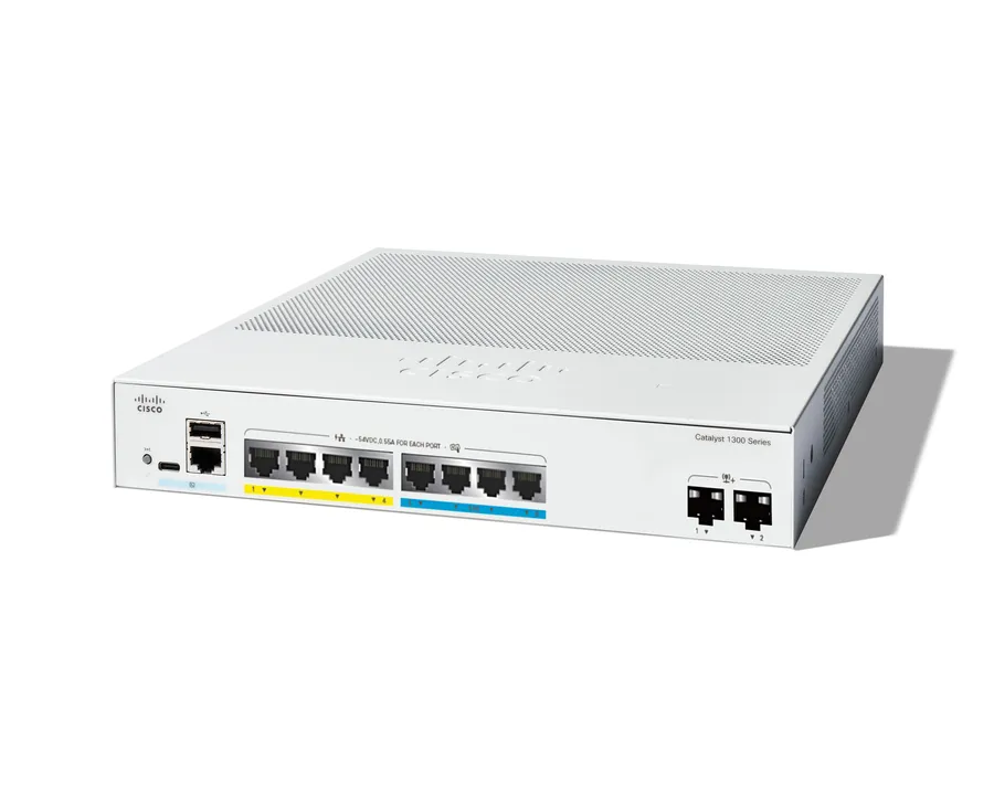 CATALYST 1300 4-PORT 2.5GE/4-PORT GE POE 2X10G SFP+