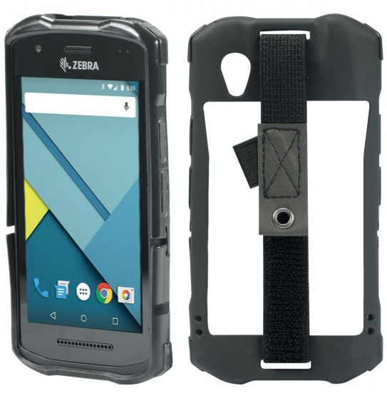 PROTECH TPU CASE FOR TC21/26/ELASTIC HAND STRAP W/ STYLUS BLK