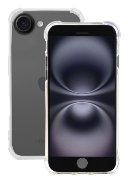 R SERIES FOR IPHONE 16E -/TRANSPARENT - SOFT BAG