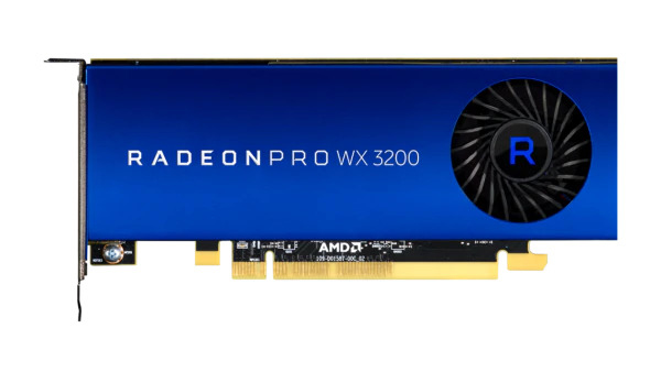 RADEON PRO WX 3200 4GB/PCIE 3.0 16X 4X DP RETAIL IN