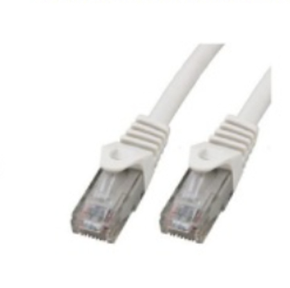 CAT6 RJ45 UTP LSZH 1M WH/5GBIT PATCH CABLE HALOGENFREI