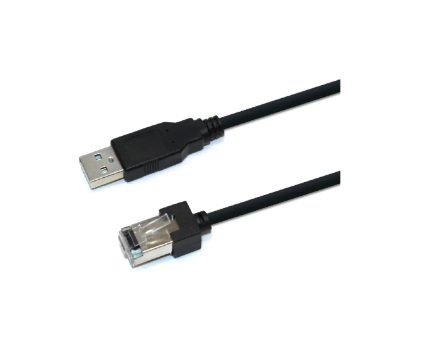 RJ45 - USB CABLE 2M WITHOUT/STRAIN RELIEF FOR FR/FM SERIES