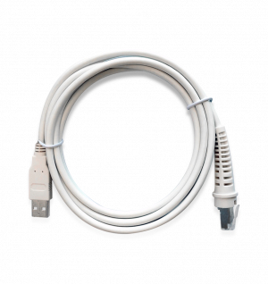 RJ45 - USB CABLE 2M WHITE FOR/HANDHELD SERIES