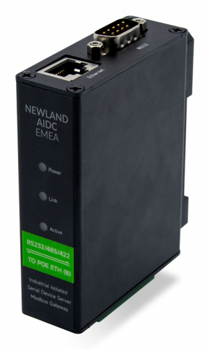 NLS-EX-232-01 Remora Serial Port to Ethernet module with POE. Compatible with all RS232 versions of HR, FM, FR and NVH products.