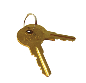 KEY KIT 2 KEYS ON A RING/CODED A5