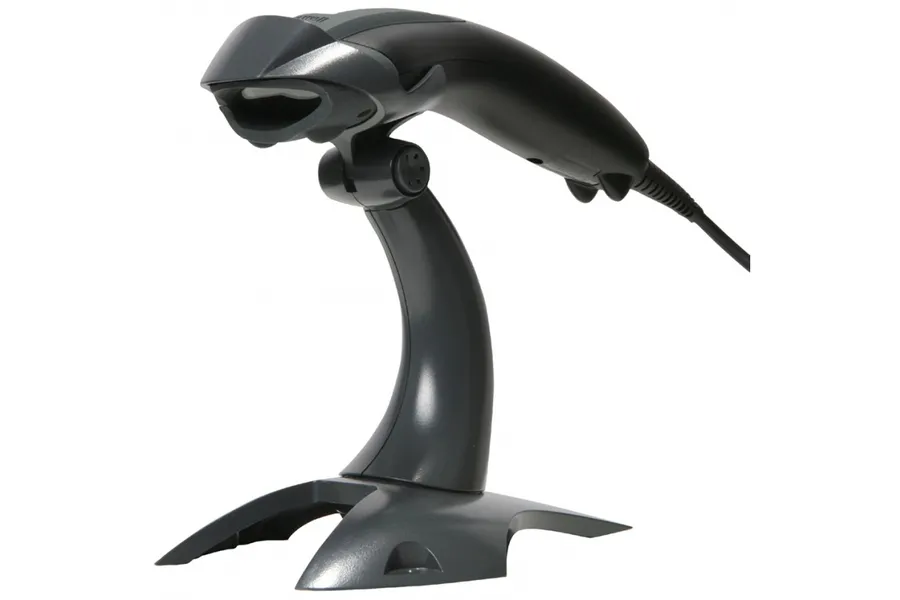 USB Kit: 1D, ivory scanner (1200g-1), rigid presentation stand (STND-19R02-002-4), USB Type A 3m coiled cable (CBL-500-300-C00) and doc