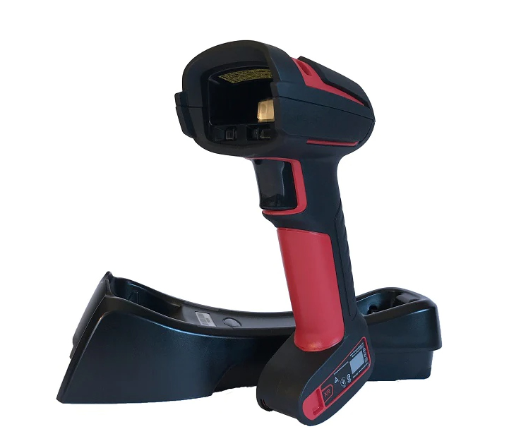 USB Kit: Wireless. Ultra rugged/industrial. 1D, PDF417, 2D, SR focus. Red scanner (1991iSR-3), charge & base & USB 3m straight cable.