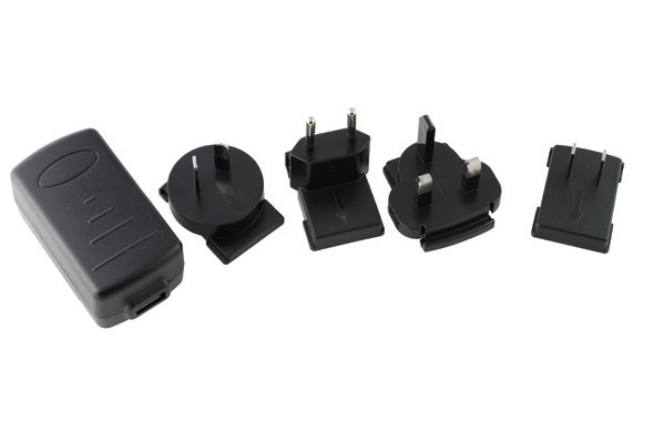 USB Power Adapter (5V, 2A), includes EU, UK, US, India plugs