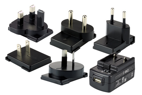 KIT,5V/2A PS,5 PLUGS PACKED,EDA70,ROW
