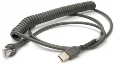 Cable: USB, black, Type A, 2.9m (9.5´), coiled, host power