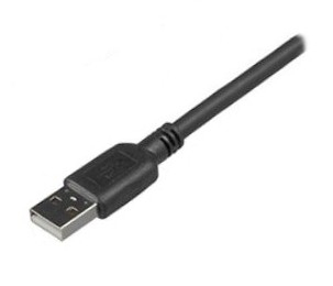 Cable: USB, black, Type A, 4.0m (13.1´), straight, no power with ferrite