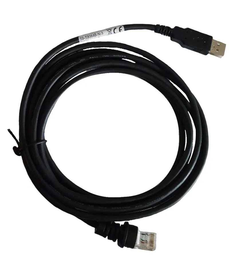 Cable: USB, black, Type A, 2.9m (9.5´), straight, host power