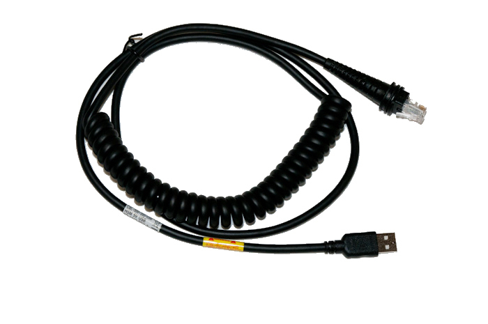 Cable: USB, black, Type A, 5m (16.4´), coiled, 5V host power