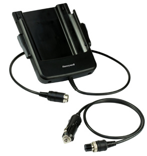 Vehicle dock with hard-wired 3-pin power cable and a 10-30V cigarette lighter plug. Mounting kit (805-611-001). Sold separately 226-109-003