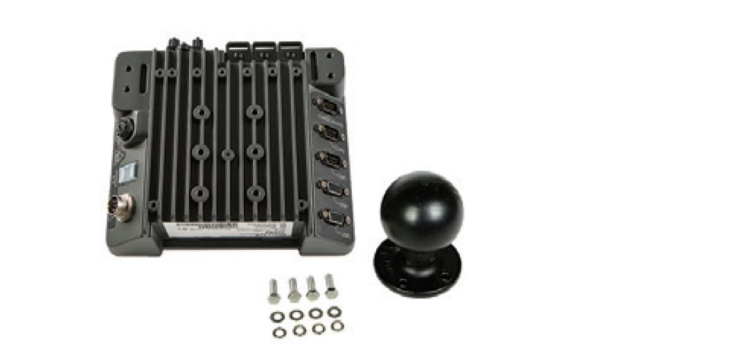Enhanced dock with integral power supply, Enhanced I/O, 10 to 60 VDC, D ball included. Supports Thor VM series, additional USB ports and Ethernet port.  Recommended when replacing VX8 or VX9 with scre