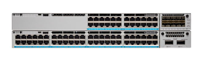 Catalyst 9300 48 GE SFP Ports, modular uplink Switch