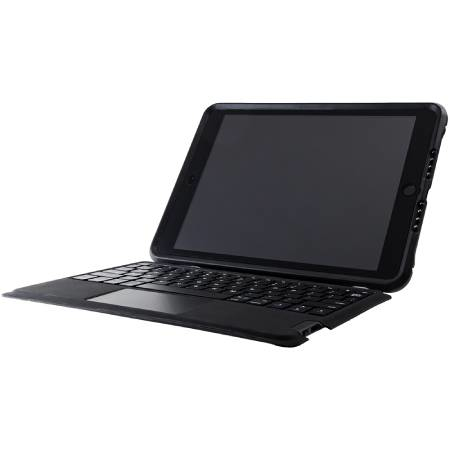 UNLTD KBD FOLIO FRENCH APPLE/IPAD 8/7 GEN BLACK CRYSTAL CLEAR