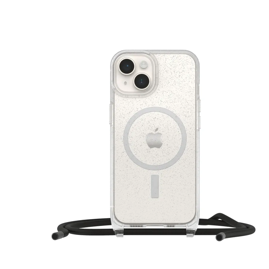 OBREACT NECKLACE MAGSAFE IPHONE/17E/16E/14 STARDUST-CLEAR-PROP.